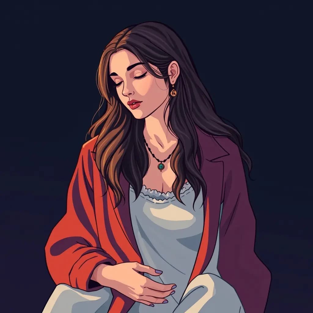 Dream illustration: Wearing someone else's clothes