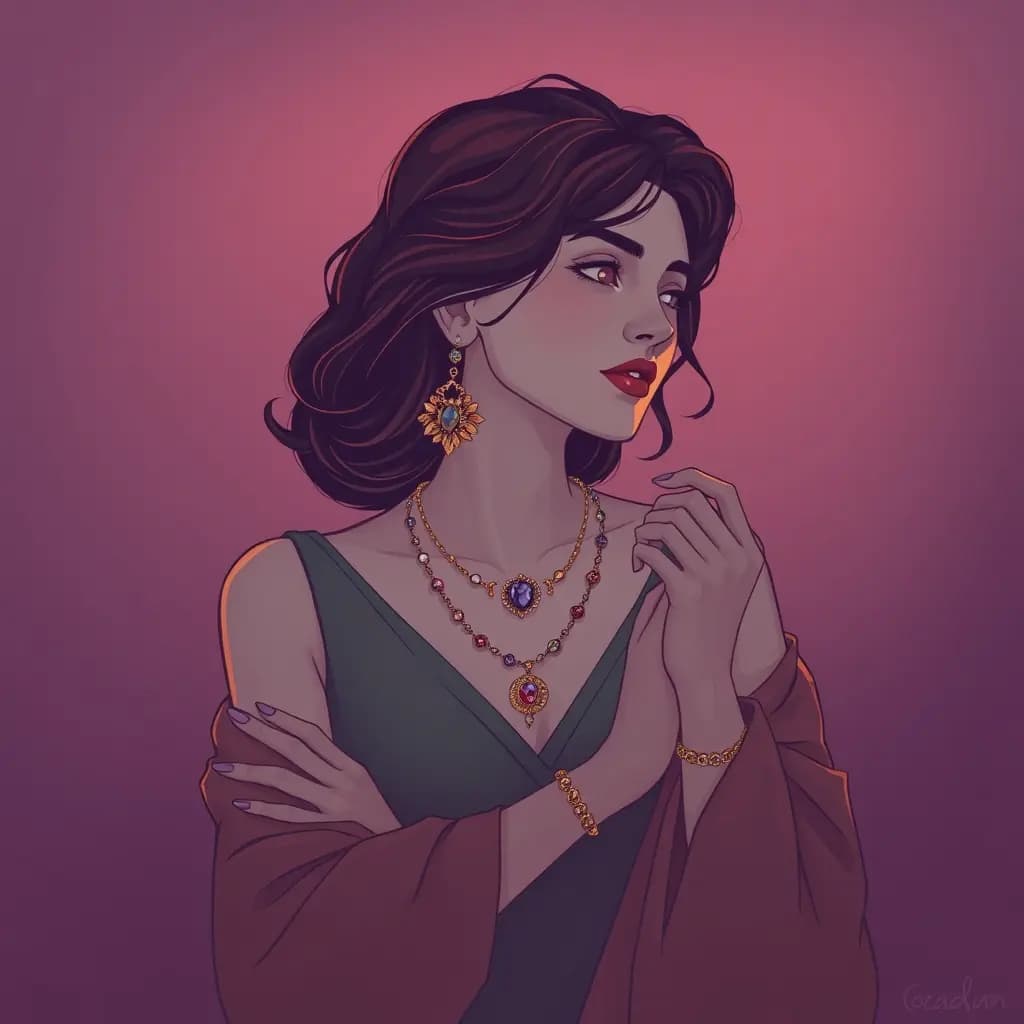 Dream illustration: Wearing Unfamiliar Jewelry