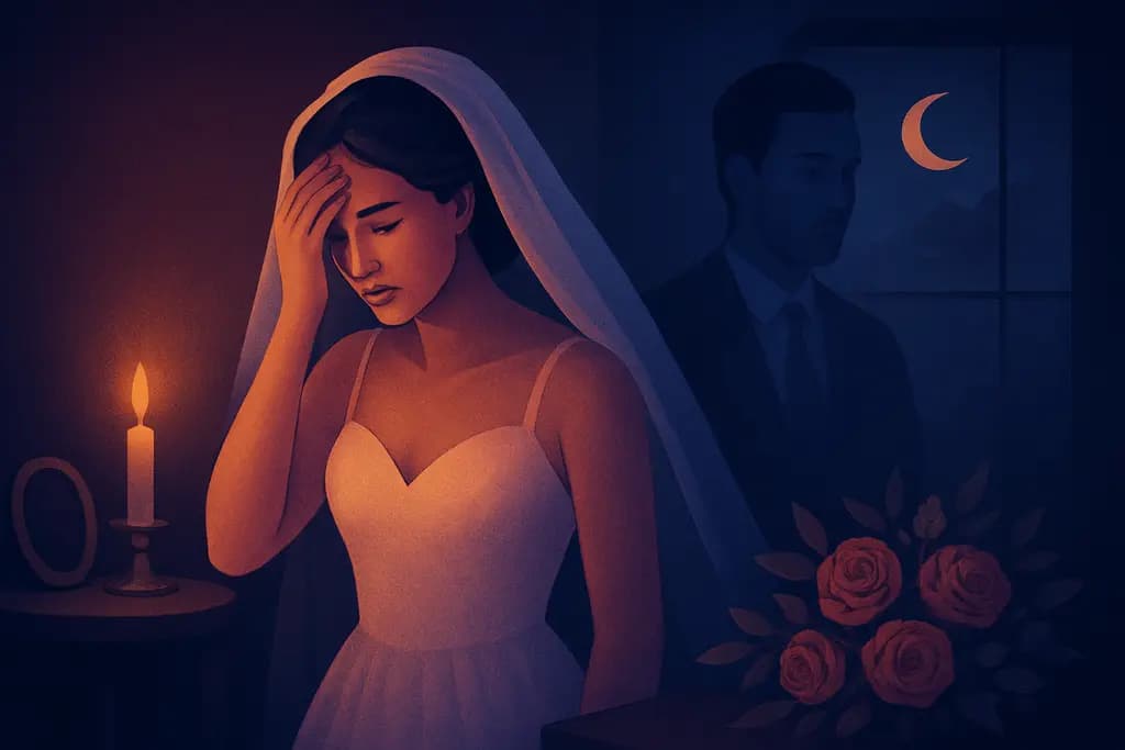 Dream illustration: Wedding day anxiety