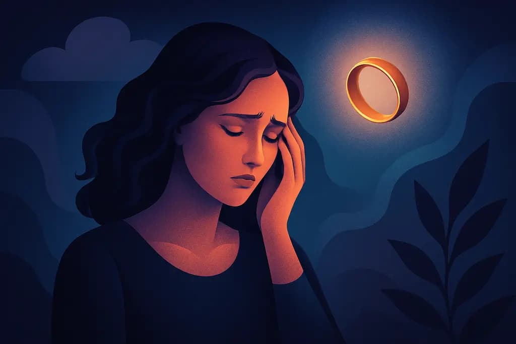 Dream illustration: Wedding ring lost or missing