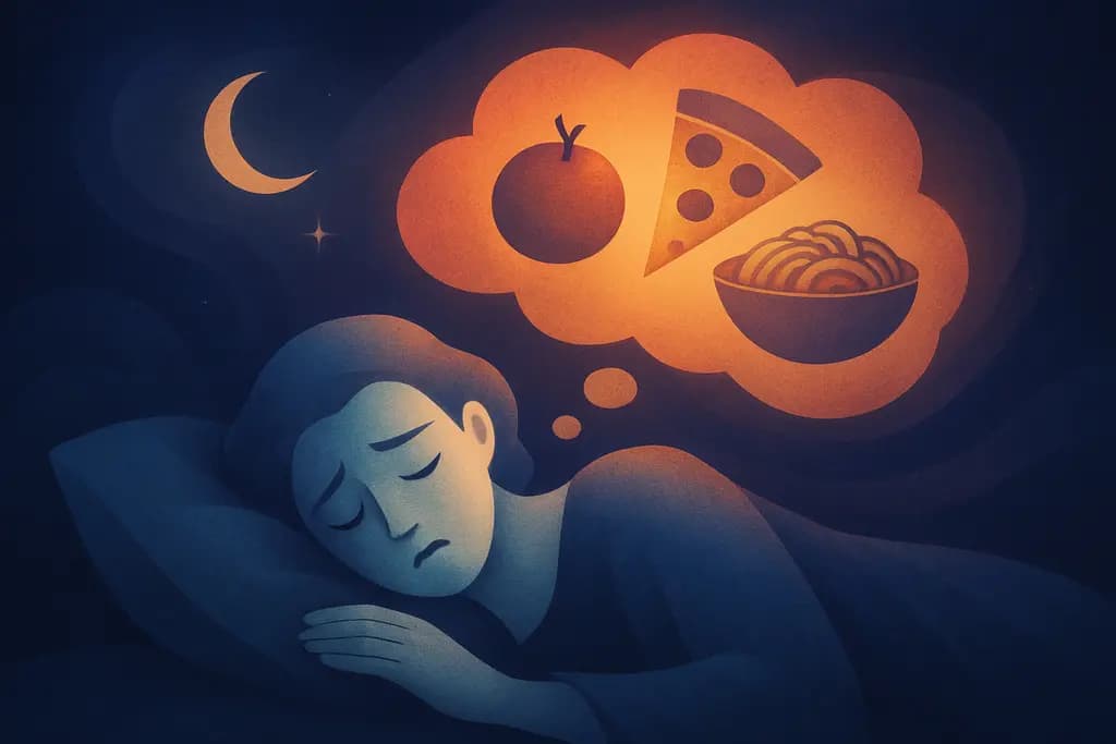 Dream illustration: white being hungry in a dream