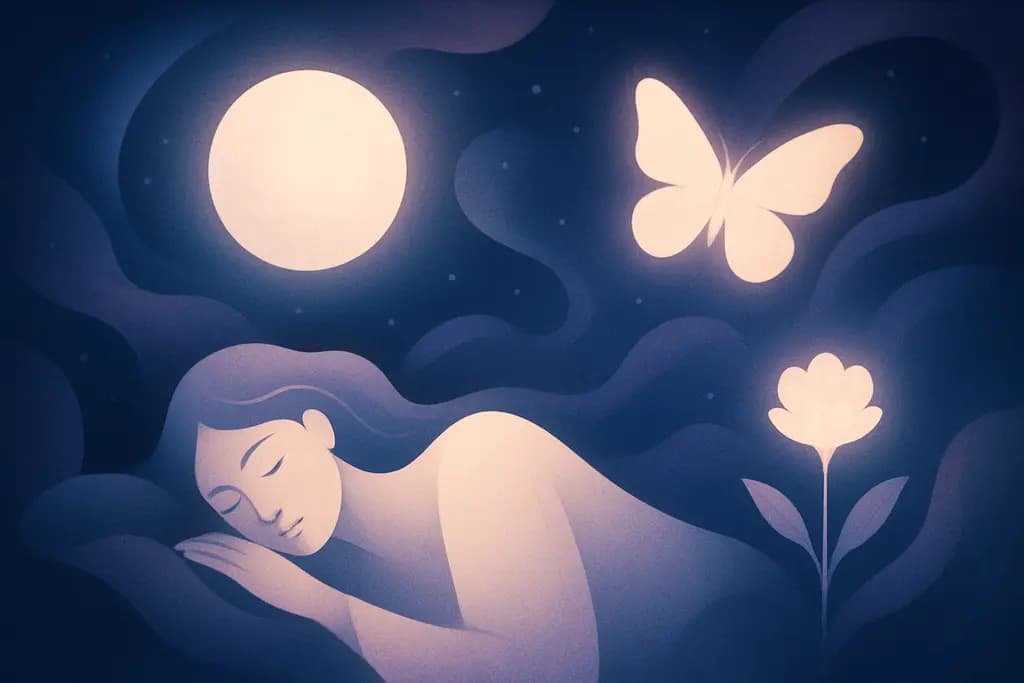 Dream illustration: White dream