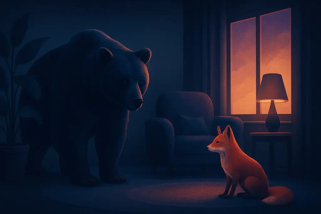 Dream illustration: Wild animals in your house