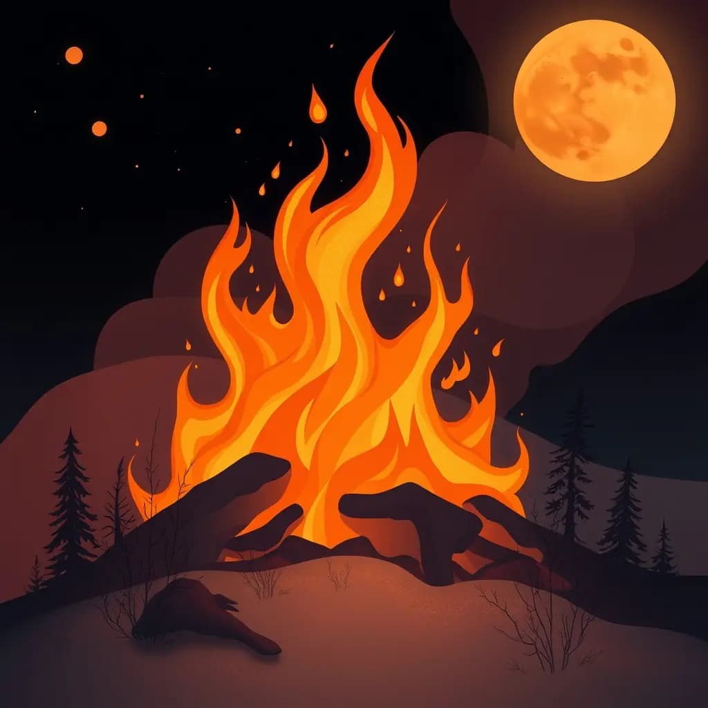 Dream illustration: Wildfire