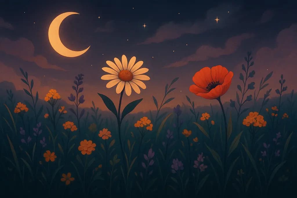 Dream illustration: Wildflower meadow