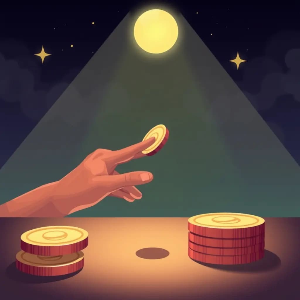 Dream illustration: Winning a Coin Toss