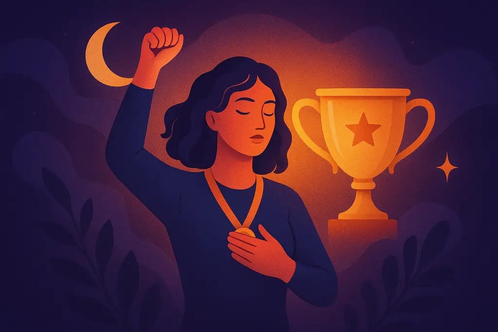 Dream illustration: Winning a competition