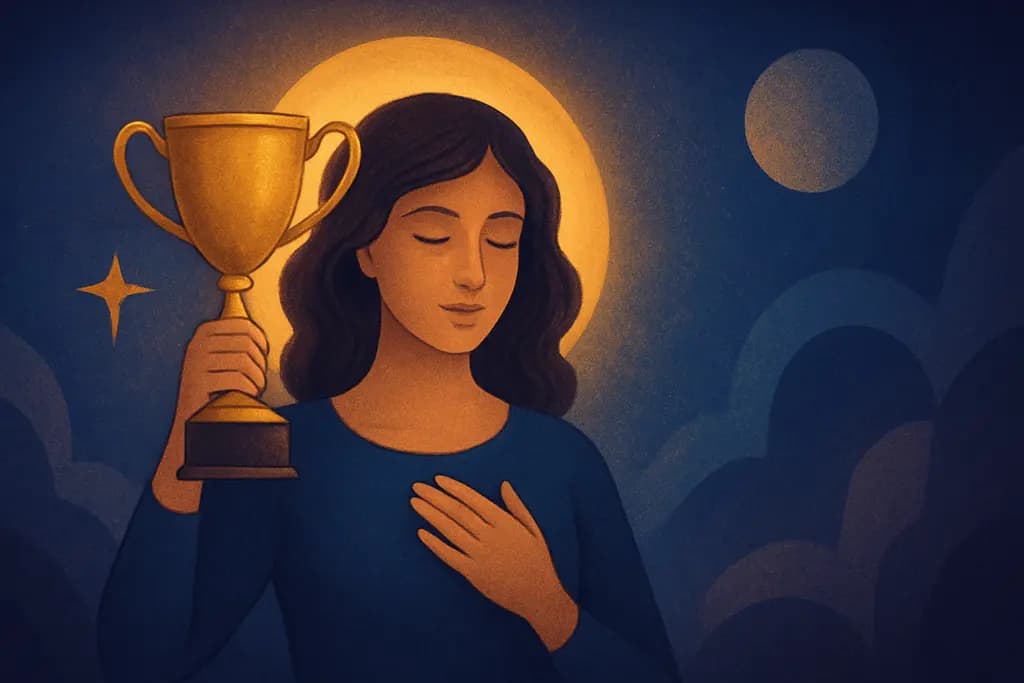 Dream illustration: Winning an Award