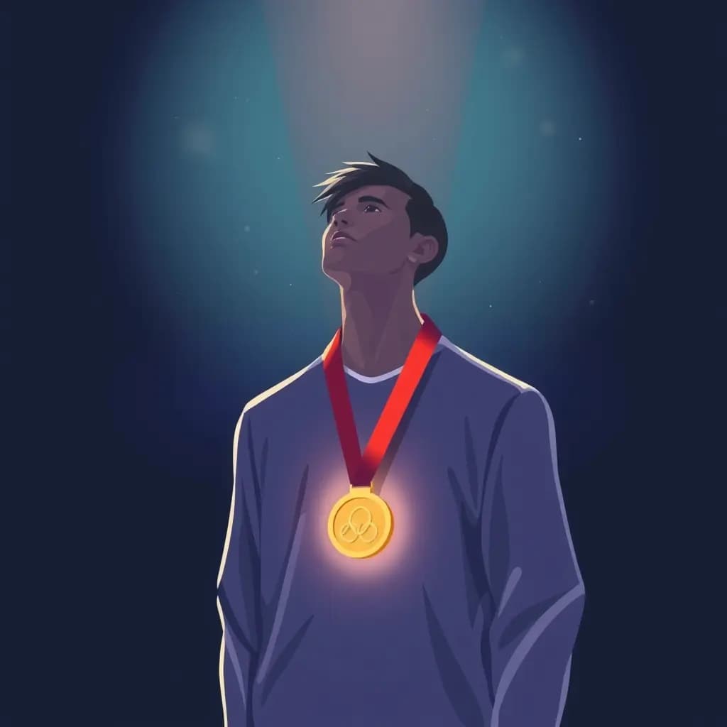 Dream illustration: Winning an Olympic medal