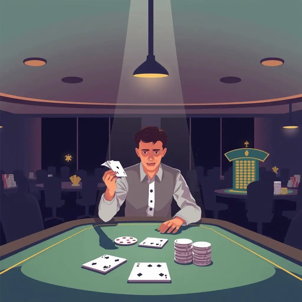 Dream illustration: Winning at a Casino and Feeling Afraid