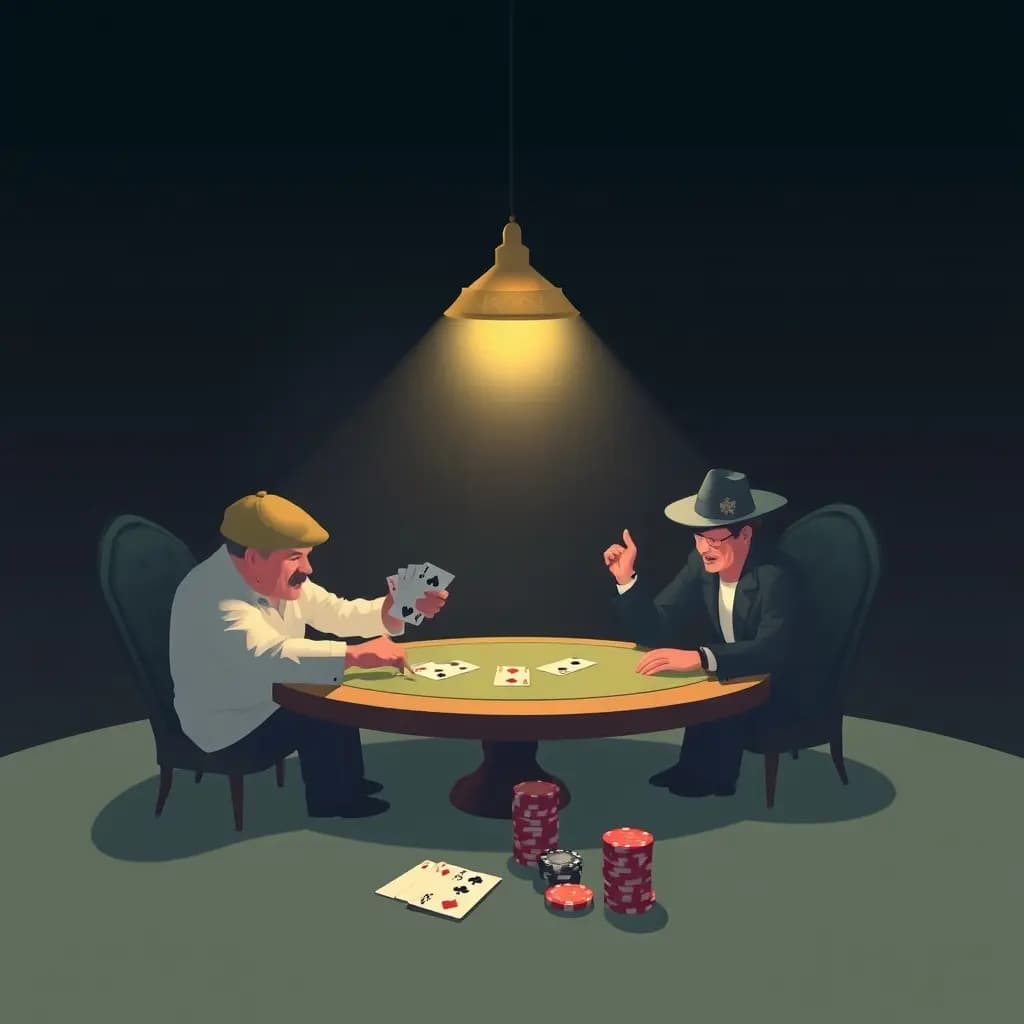 Dream illustration: Winning at Poker