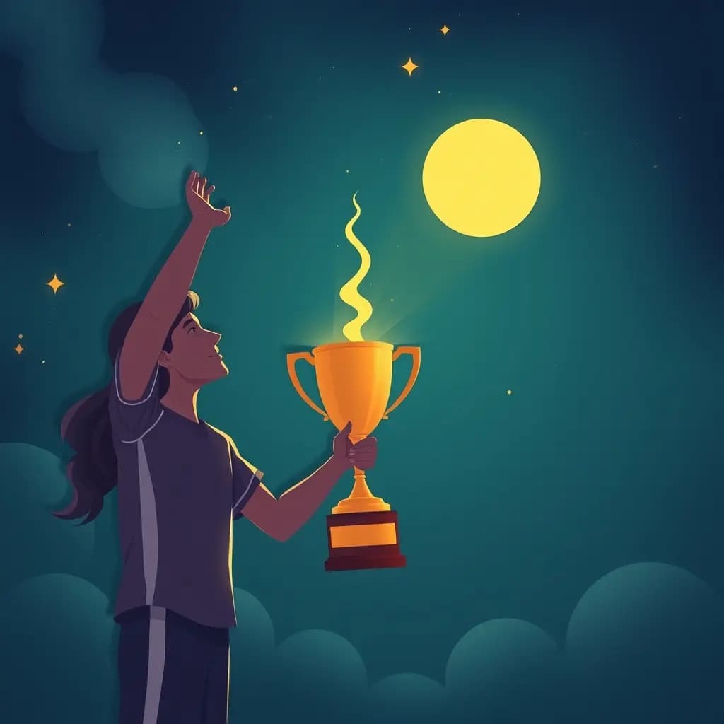 Dream illustration: Winning but feeling no joy
