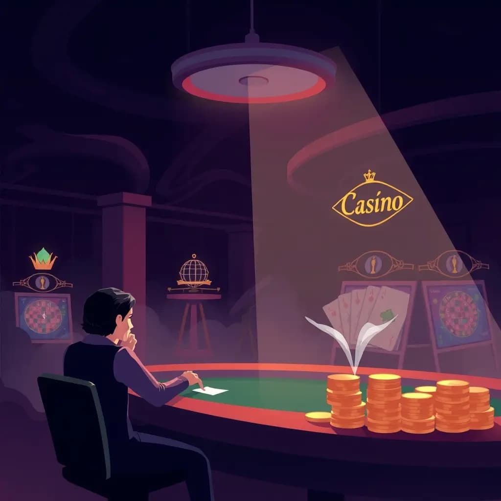 Dream illustration: Winning Money at a Casino