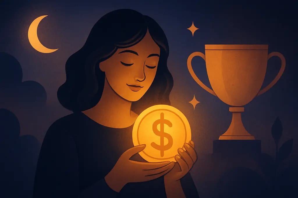 Dream illustration: Winning Money or a Prize