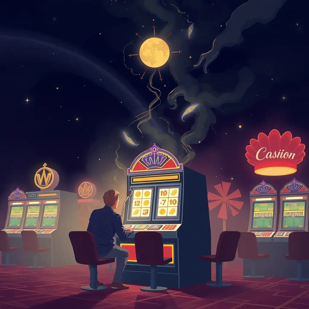 Dream illustration: Winning then losing jackpot