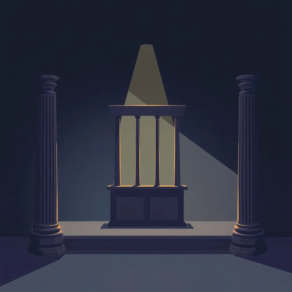 Dream illustration: Witness box feels distant