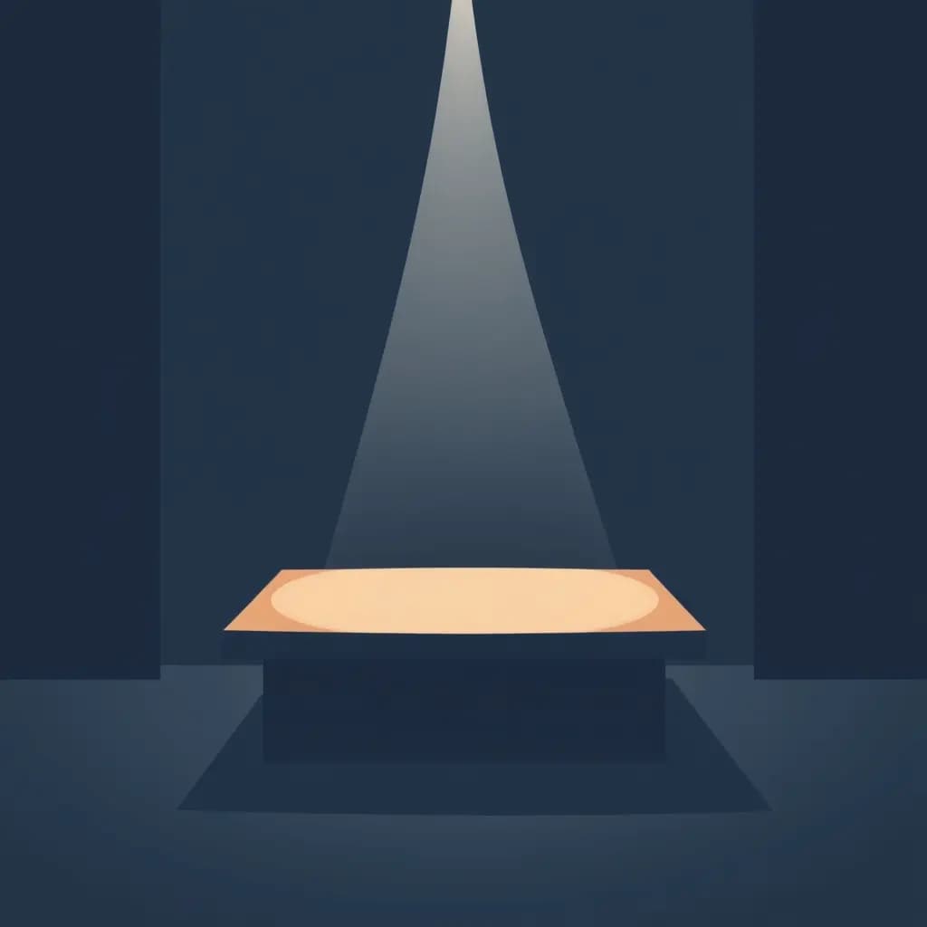 Dream illustration: Witness Stand Left Empty