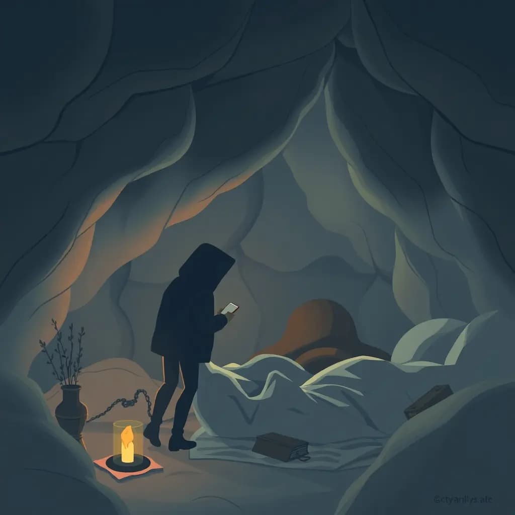 Dream illustration: Witnessing a hidden theft