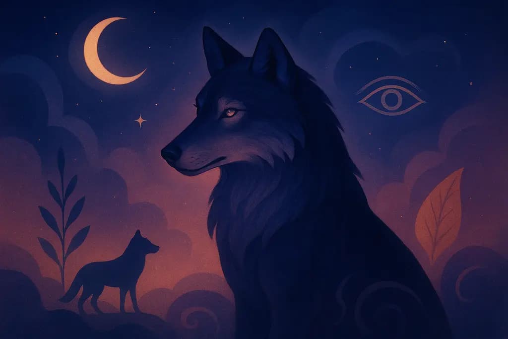 Dream illustration: Wolves