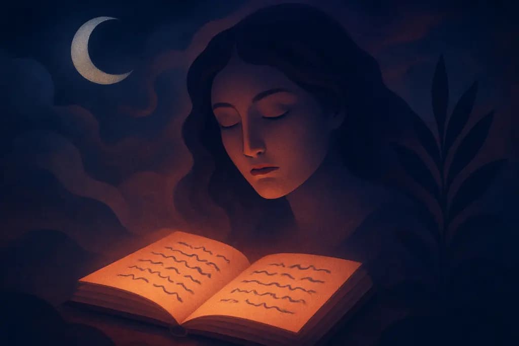 Dream illustration: Words on a Page Make No Sense