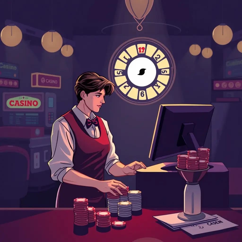 Dream illustration: Working as a Casino Cashier