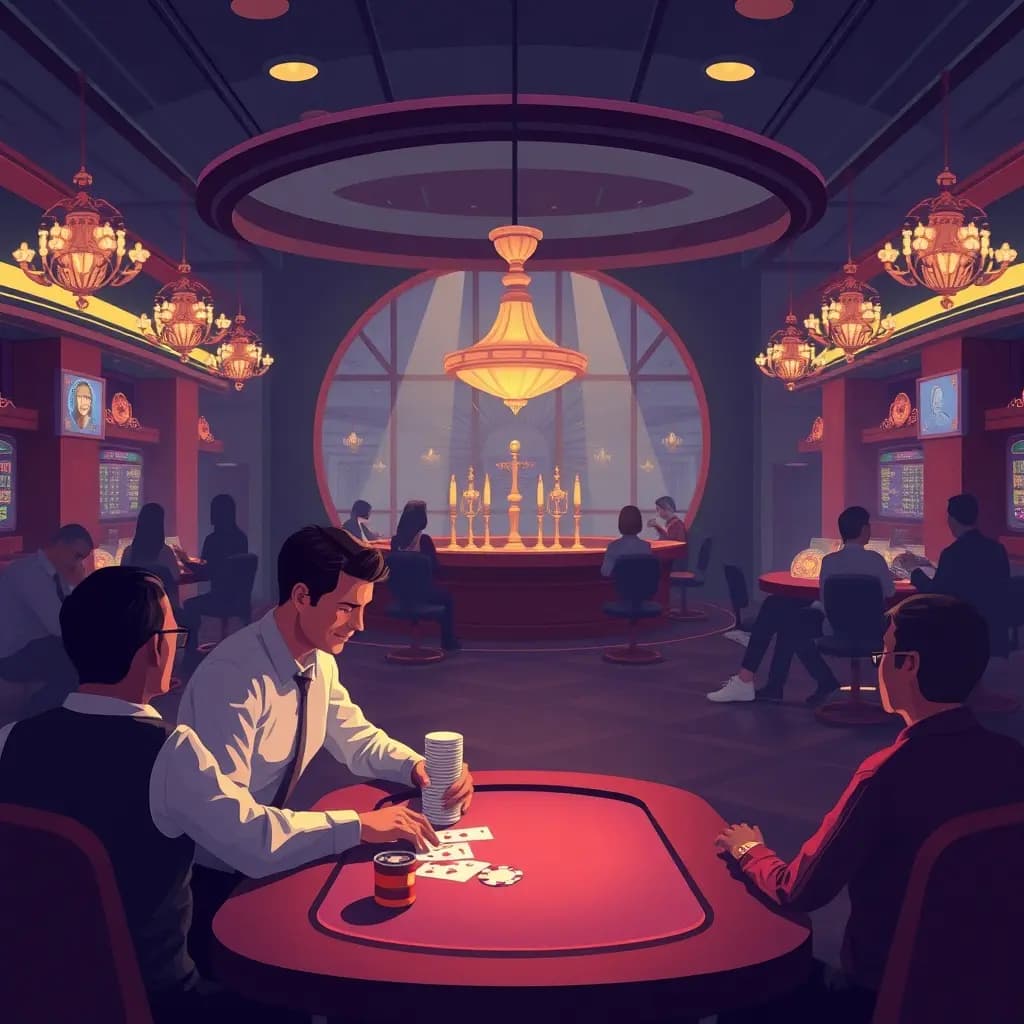 Dream illustration: Working in a Casino