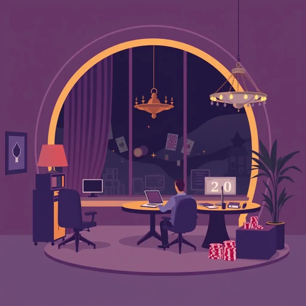 Dream illustration: Your Workplace Turning Into a Casino