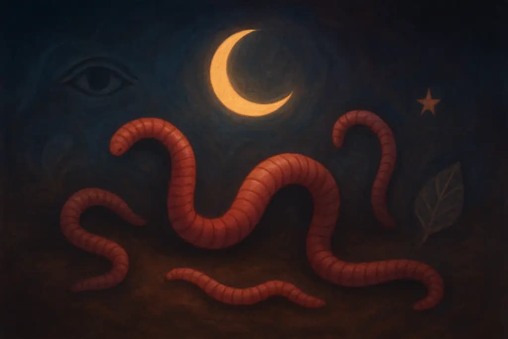 Dream illustration: Worms