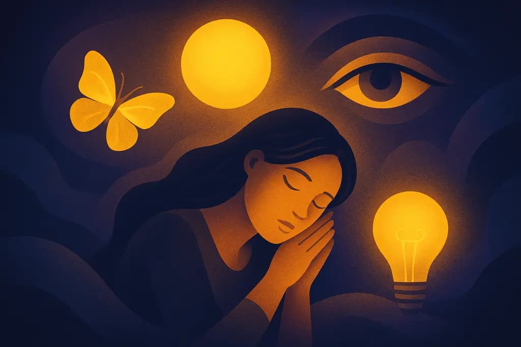 Dream illustration: Yellow