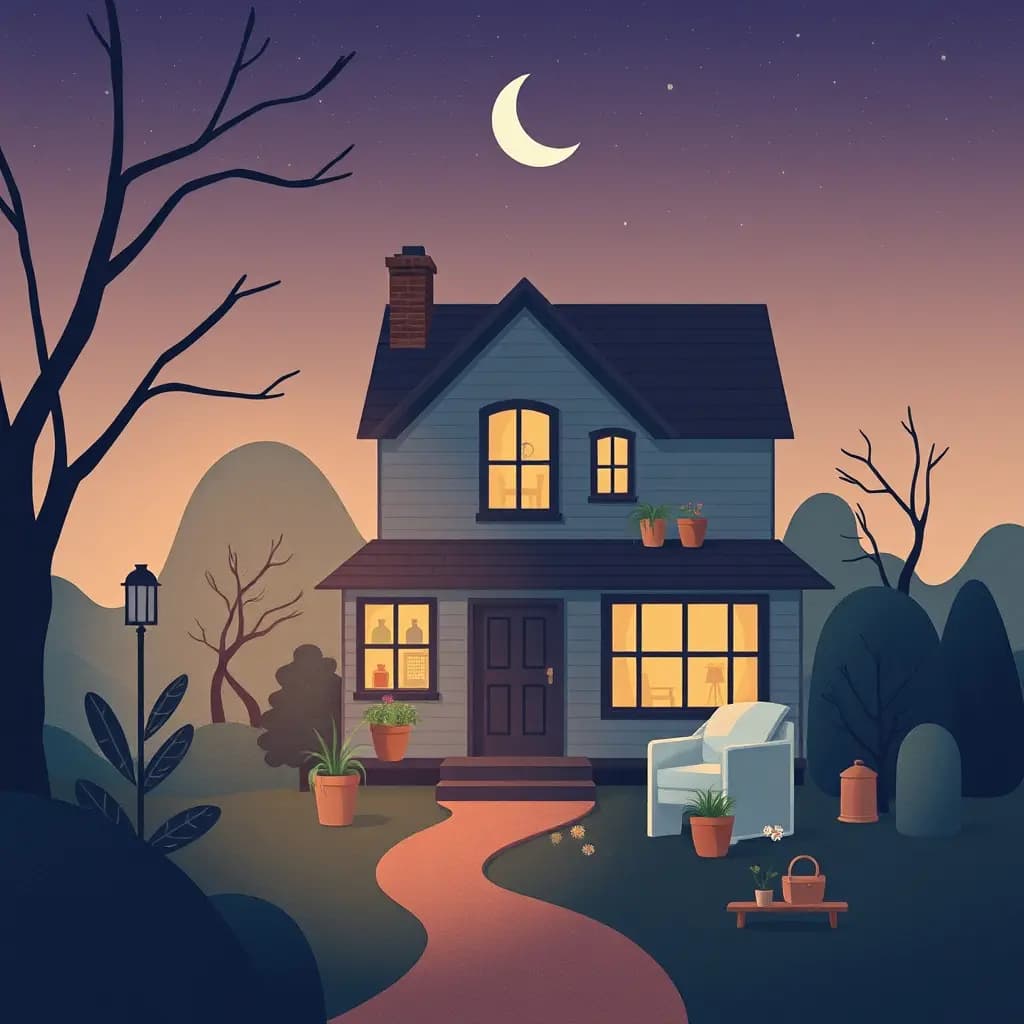 Dream illustration: Your childhood home revisited
