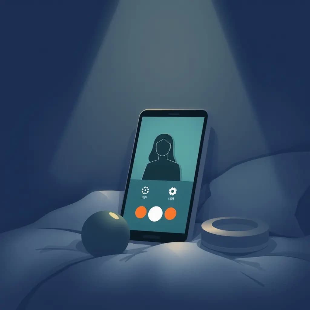 Dream illustration: Your phone displays one unknown contact calling repeatedly