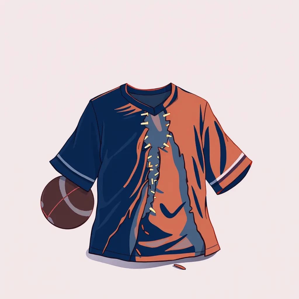 Dream illustration: Your uniform shredded