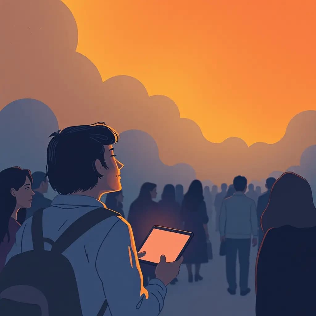 Dream illustration: Your Username Spoken Aloud in Public